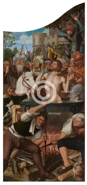 The Martyrdom of Saint John, 1511. Creator: Quentin Metsys I.