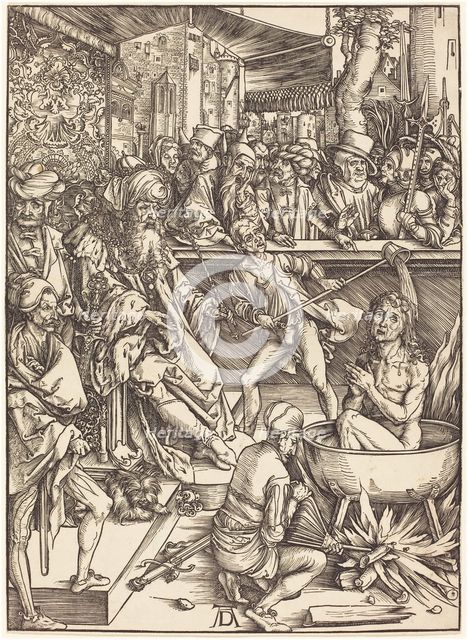 The Martyrdom of Saint John, probably c. 1496/1498. Creator: Albrecht Durer.