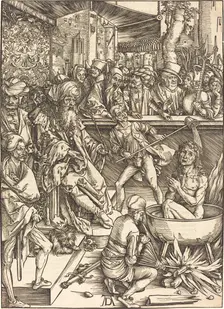 The Martyrdom of Saint John, probably c. 1496/1498. Creator: Albrecht Durer