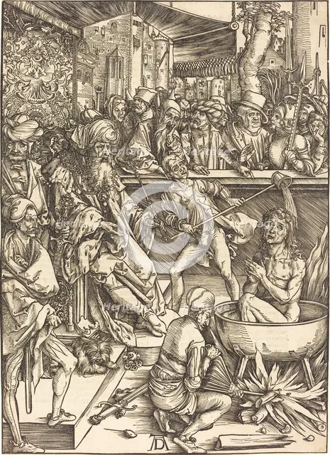 The Martyrdom of Saint John, probably c. 1496/1498. Creator: Albrecht Durer.