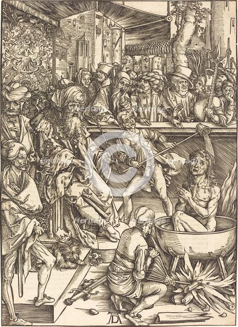 The Martyrdom of Saint John, probably c. 1496/1498. Creator: Albrecht Durer.