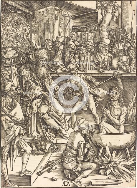 The Martyrdom of Saint John, probably c. 1496/1498. Creator: Albrecht Durer.