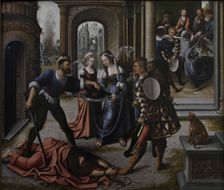 The Martyrdom of Saint John the Baptist, ca 1514. Creator: Orley, Bernaert, van (1488-1541)