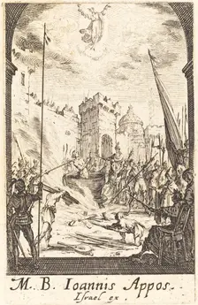 The Martyrdom of Saint John the Evangelist, c. 1634/1635. Creator: Jacques Callot