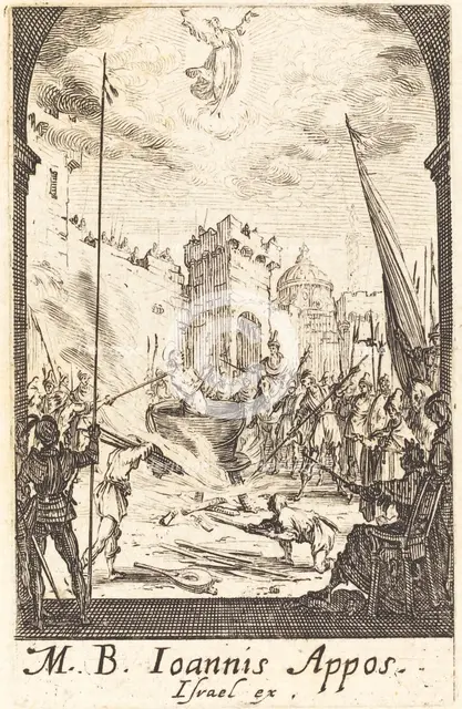 The Martyrdom of Saint John the Evangelist, c. 1634/1635. Creator: Jacques Callot.