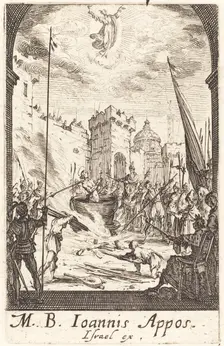 The Martyrdom of Saint John the Evangelist, c. 1634/1635. Creator: Jacques Callot