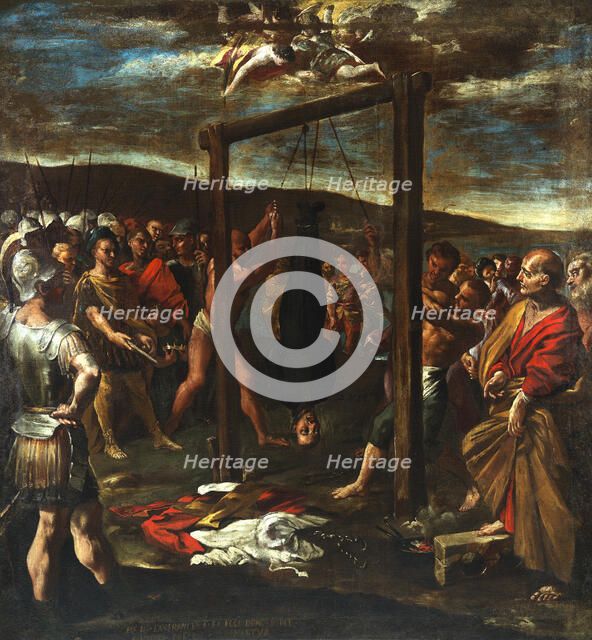 The Martyrdom of Saint Joseph the Presbyter, ca 1640-1645. Creator: Lanfranco, Giovanni (1582-1647).