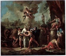 The Martyrdom of Saint Lawrence 18th century. Artist: Gaspare Diziani
