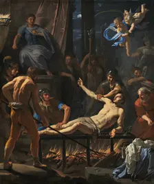 The Martyrdom of Saint Lawrence, c. 1660. Creator: Jean-Baptiste de Champaigne
