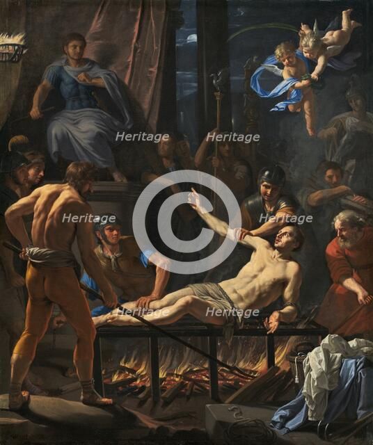 The Martyrdom of Saint Lawrence, c. 1660. Creator: Jean-Baptiste de Champaigne.