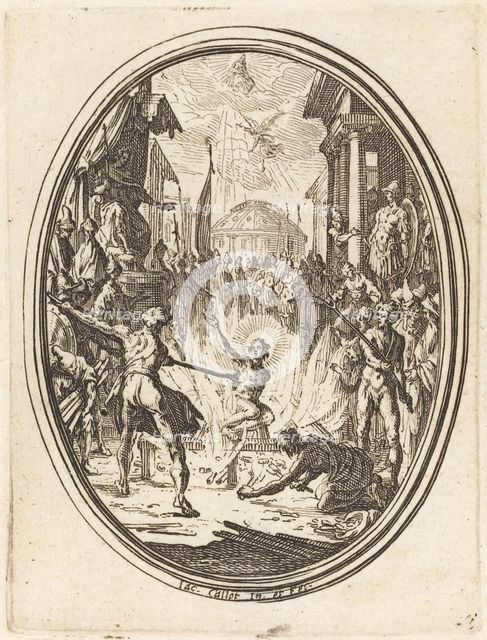 The Martyrdom of Saint Lawrence. Creator: Jacques Callot.