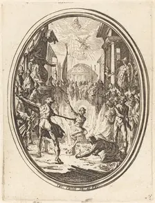 The Martyrdom of Saint Lawrence. Creator: Jacques Callot