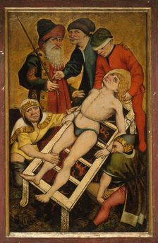 The Martyrdom of Saint Lawrence; (reverse) Giving Drink to the Thirsty. Creator: Master of Alkmaar