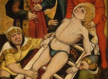 The Martyrdom of Saint Lawrence; (reverse) Giving Drink to the Thirsty. Creator: Master of Alkmaar