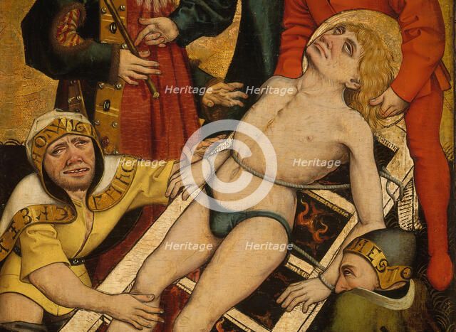 The Martyrdom of Saint Lawrence; (reverse) Giving Drink to the Thirsty. Creator: Master of Alkmaar.