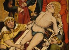 The Martyrdom of Saint Lawrence; (reverse) Giving Drink to the Thirsty. Creator: Master of Alkmaar