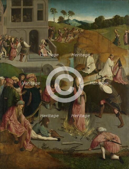 The Martyrdom of Saint Lucy, c.1505-c.1510. Creator: Master of the Figdor Deposition.