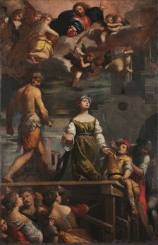 The Martyrdom of Saint Margaret, 1611. Creator: Scarsellino (Scarsella), Ippolito (1551-1620)