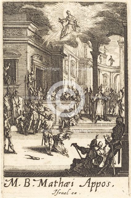 The Martyrdom of Saint Matthew, c. 1634/1635. Creator: Jacques Callot.