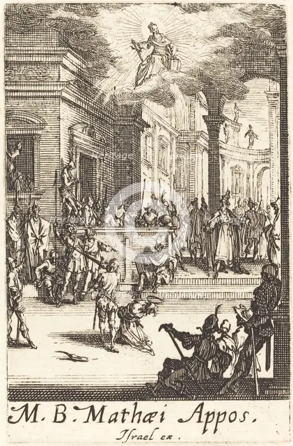 The Martyrdom of Saint Matthew, c. 1634/1635. Creator: Jacques Callot.