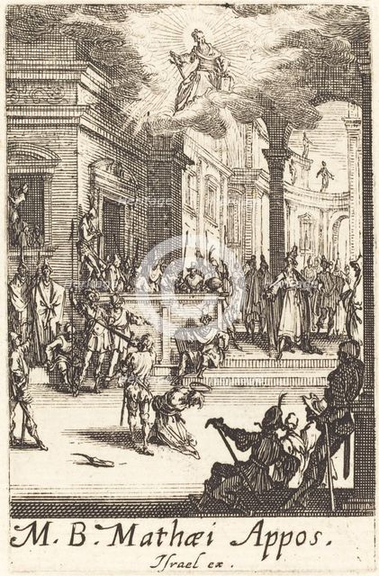 The Martyrdom of Saint Matthew, c. 1634/1635. Creator: Jacques Callot.
