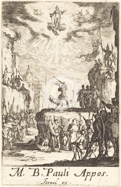 The Martyrdom of Saint Paul, c. 1634/1635. Creator: Jacques Callot.