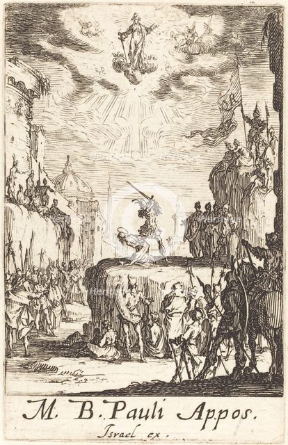 The Martyrdom of Saint Paul, c. 1634/1635. Creator: Jacques Callot.