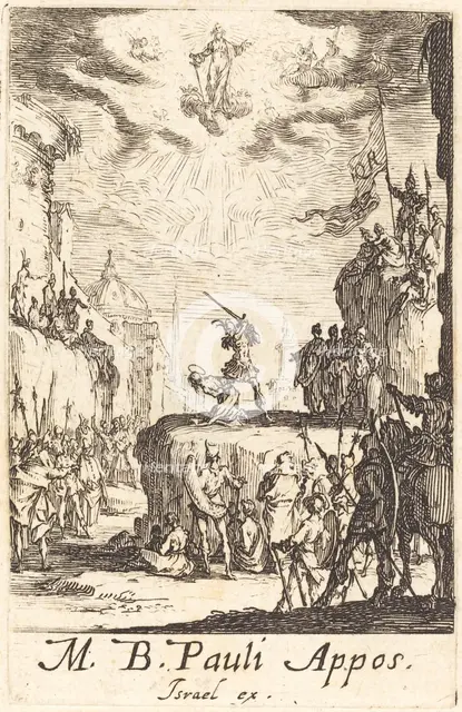 The Martyrdom of Saint Paul, c. 1634/1635. Creator: Jacques Callot.