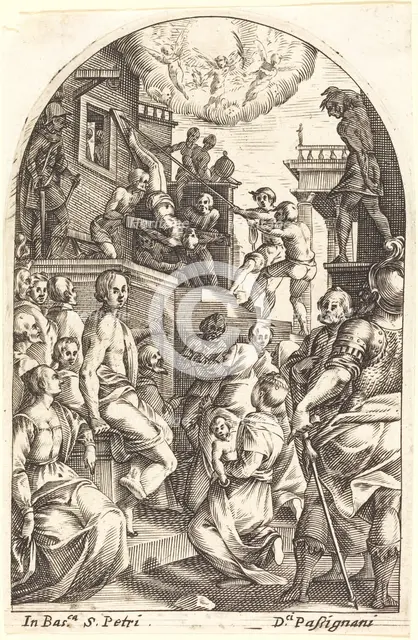 The Martyrdom of Saint Peter, 1608/1611. Creator: Jacques Callot.
