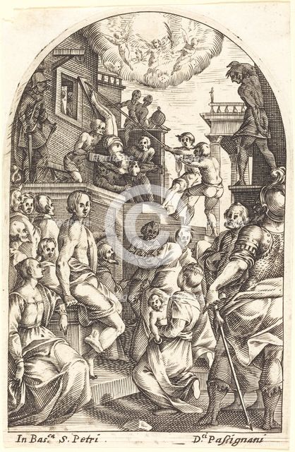The Martyrdom of Saint Peter, 1608/1611. Creator: Jacques Callot.