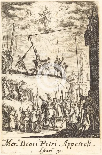 The Martyrdom of Saint Peter, c. 1634/1635. Creator: Jacques Callot.