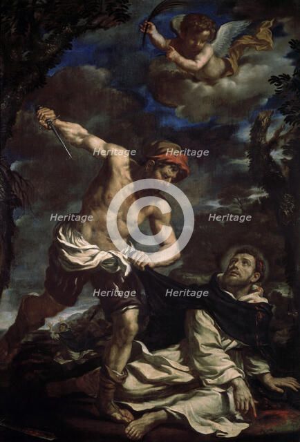 The Martyrdom of Saint Peter', end 1620s. Artist: Guercino