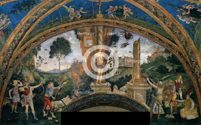The Martyrdom of Saint Sebastian, 1492-1495. Creator: Pinturicchio, Bernardino (1454-1513).