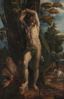 The Martyrdom of Saint Sebastian, 1575. Creator: Campi, Antonio (c. 1522-1587)