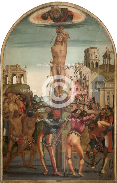 The Martyrdom of Saint Sebastian, ca 1498. Creator: Signorelli, Luca (ca 1441-1523).