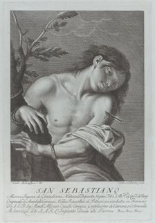 The Martyrdom of Saint Sebastian, ca. 1796. Creators: Cosimo Colombini, Carlo Bozzolini