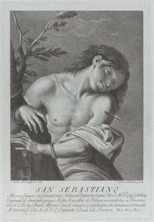 The Martyrdom of Saint Sebastian, ca. 1796. Creators: Cosimo Colombini, Carlo Bozzolini