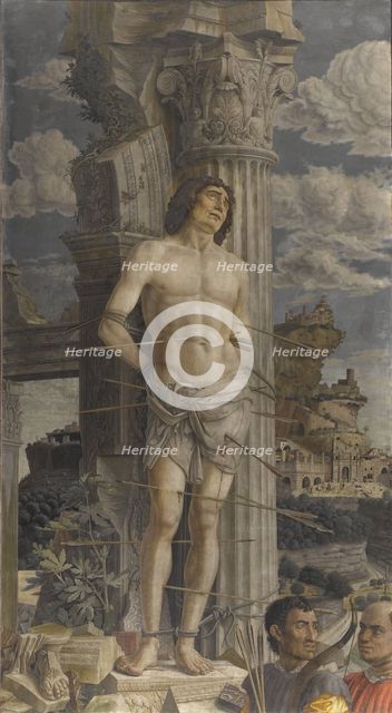 The Martyrdom of Saint Sebastian. Artist: Mantegna, Andrea (1431-1506)