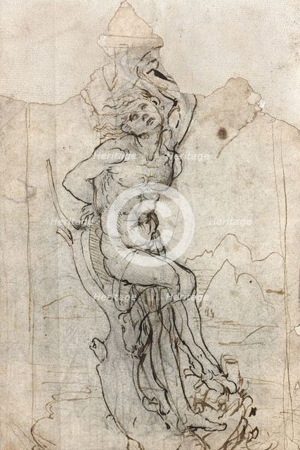 The Martyrdom of Saint Sebastian, Between 1482 and 1485. Creator: Leonardo da Vinci (1452-1519).