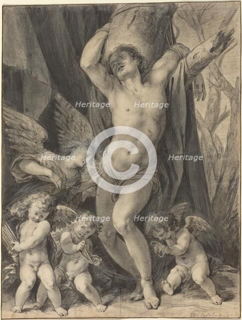 The Martyrdom of Saint Sebastian, c. 1620. Creator: Aegidius Sadeler II.