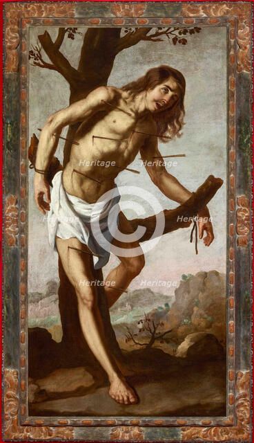 The Martyrdom of Saint Sebastian, c. 1650. Creator: Zurbarán, Francisco, de (1598-1664).