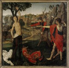 The Martyrdom of Saint Sebastian , c1475. Creator: Memling; Hans (1433/40-1494)