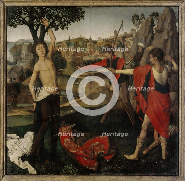 The Martyrdom of Saint Sebastian , c1475. Creator: Memling; Hans (1433/40-1494).