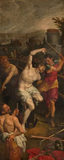 The Martyrdom of Saint Sebastian of Rome, 1575. Creator: Ambrosius Francken I