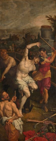 The Martyrdom of Saint Sebastian of Rome, 1575. Creator: Ambrosius Francken I