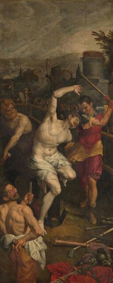 The Martyrdom of Saint Sebastian of Rome, 1575. Creator: Ambrosius Francken I