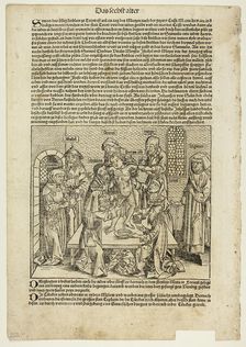 The Martyrdom of Saint Simon of Trent from Schedel Weltchronik (Schedel’s World..., 1929. Creator: Michael Wolgemut