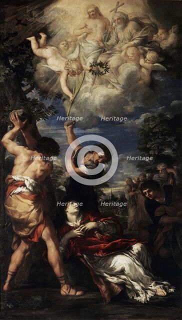 'The Martyrdom of Saint Stephen', 1660.  Artist: Pietro da Cortona