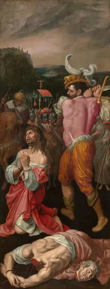 The Martyrdom of Saints Cosmas and Damian. Altarpiece. Creator: Ambrosius Francken I