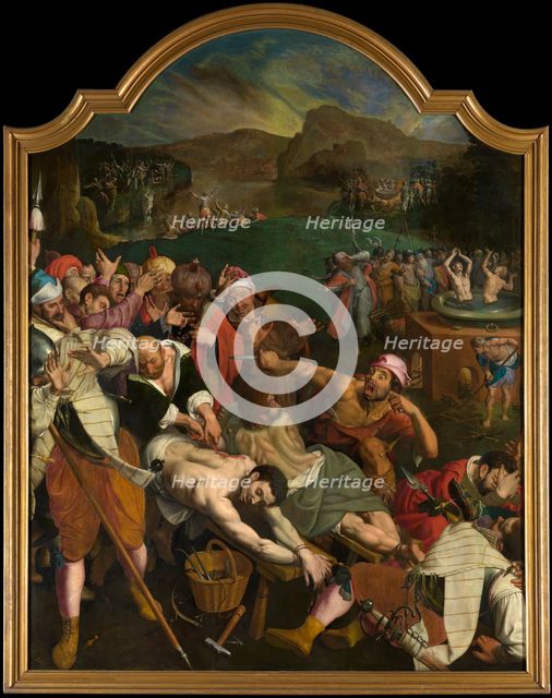 The Martyrdom of Saints Crispin and Crispinian, 1589. Creator: Ambrosius Francken I.